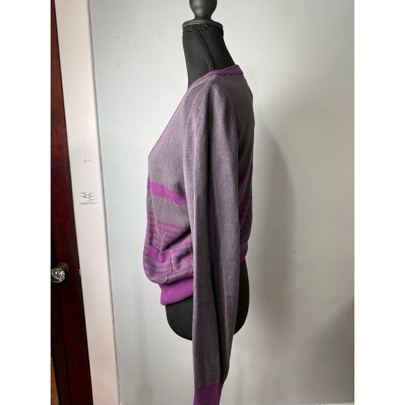 Y2K Cardigan Heritage 1981 Med Dark Academia Colligate Elevated Indie Twee - Picture 4 of 8